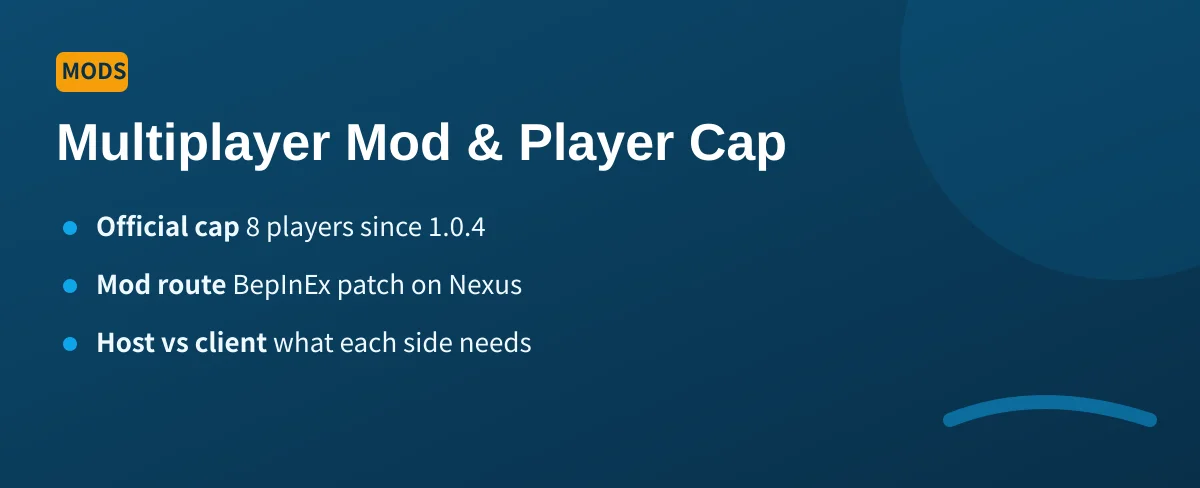 How to Fish Multiplayer Mod: Why 8 Players Is the Cap
