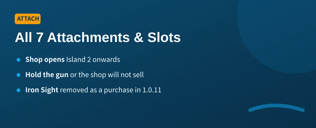 How to Fish Weapon Attachments: All 7 & Slots