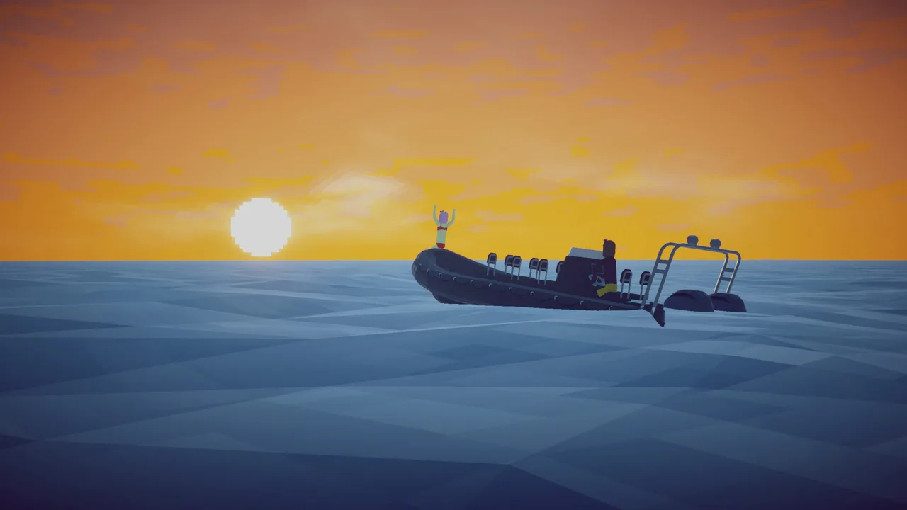 A fully upgraded boat makes island hops trivial