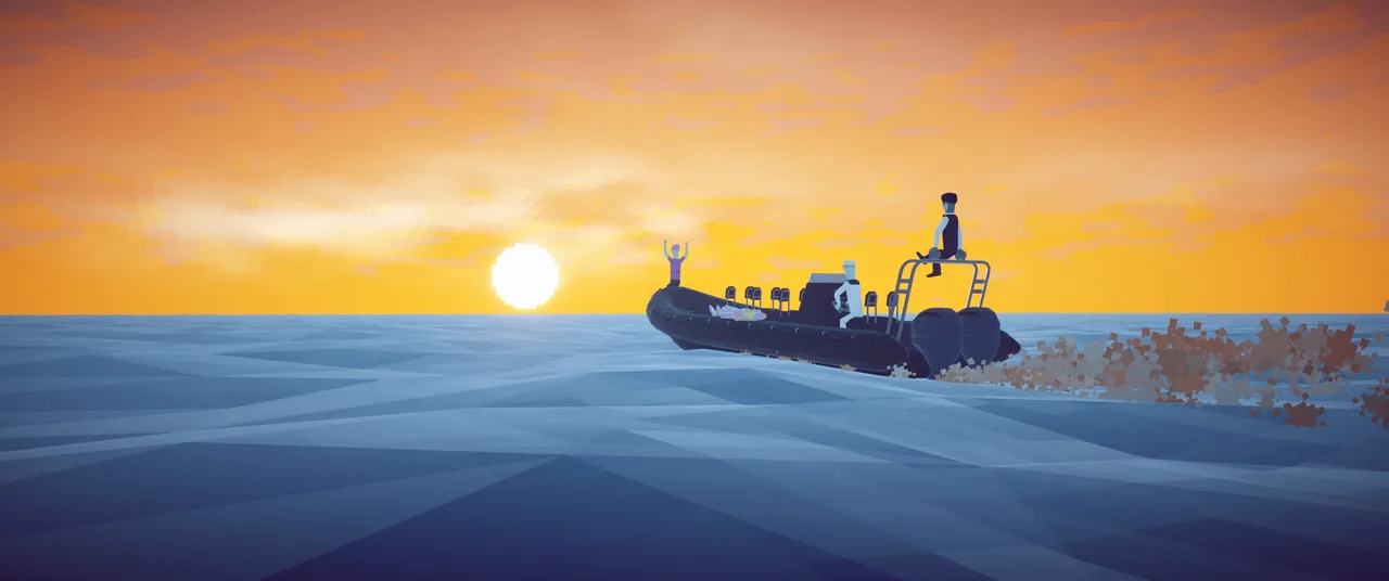 The boat is your only link between the five islands